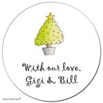 Sugar Cookie Gift Stickers - Little Tree
